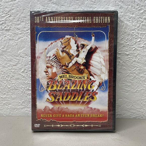 BLAZING SADDLES New Sealed DVD 30th Anniversary Special Edition Mel Brooks - Picture 1 of 5